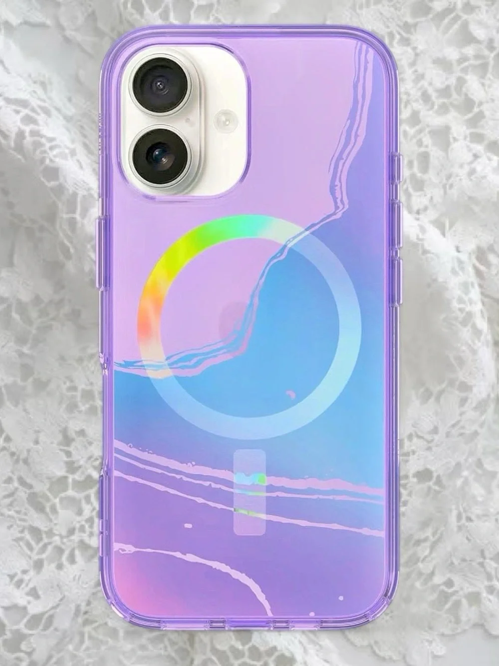 OtterBox iPhone 16 Symmetry Series Clear Case in Galactic Dreaming 🪐